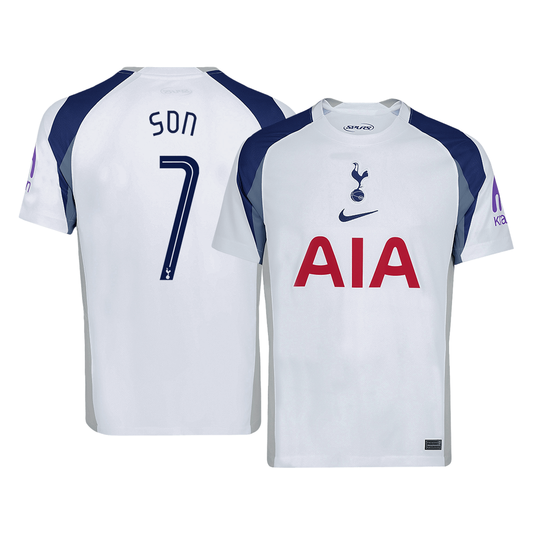 SON #7 Tottenham Hotspur Soccer Jersey Home Custom Shirt 2025/26 - UCL - bestsoccerstore
