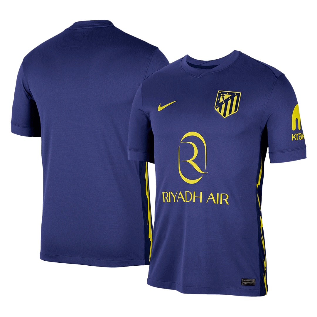 Atletico Madrid Soccer Jersey Away Custom Shirt 2025/26