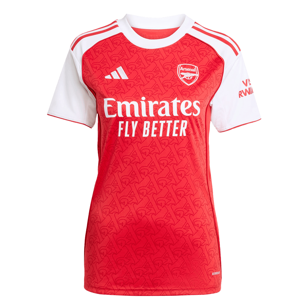 Arsenal Soccer Jersey Home Women's Custom Shirt 2025/26 - bestsoccerstore