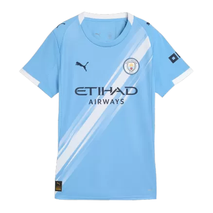 Manchester City Soccer Jersey Home Women's Custom Shirt 2025/26 - bestsoccerstore