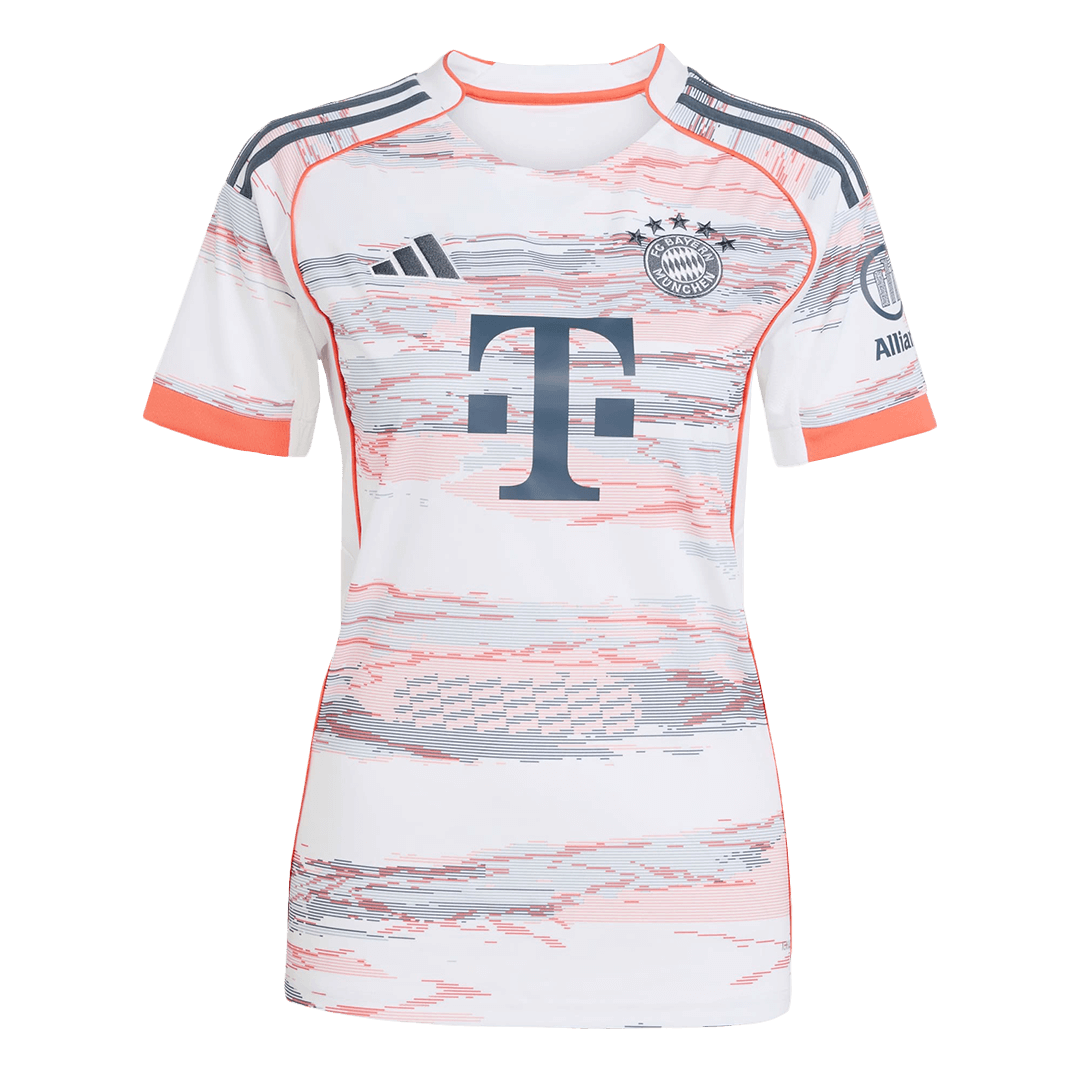 Bayern Munich Soccer Jersey Away Women's Custom Shirt 2025/26 - bestsoccerstore