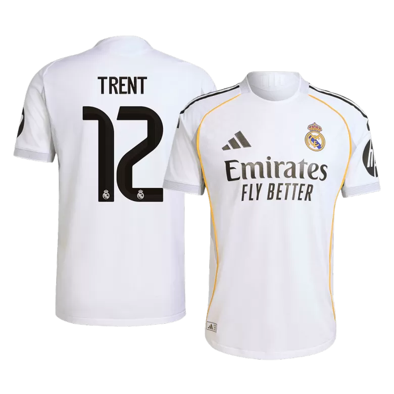 Authentic TRENT #12 Soccer Jersey Real Madrid Home Shirt 2025/26 - bestsoccerstore