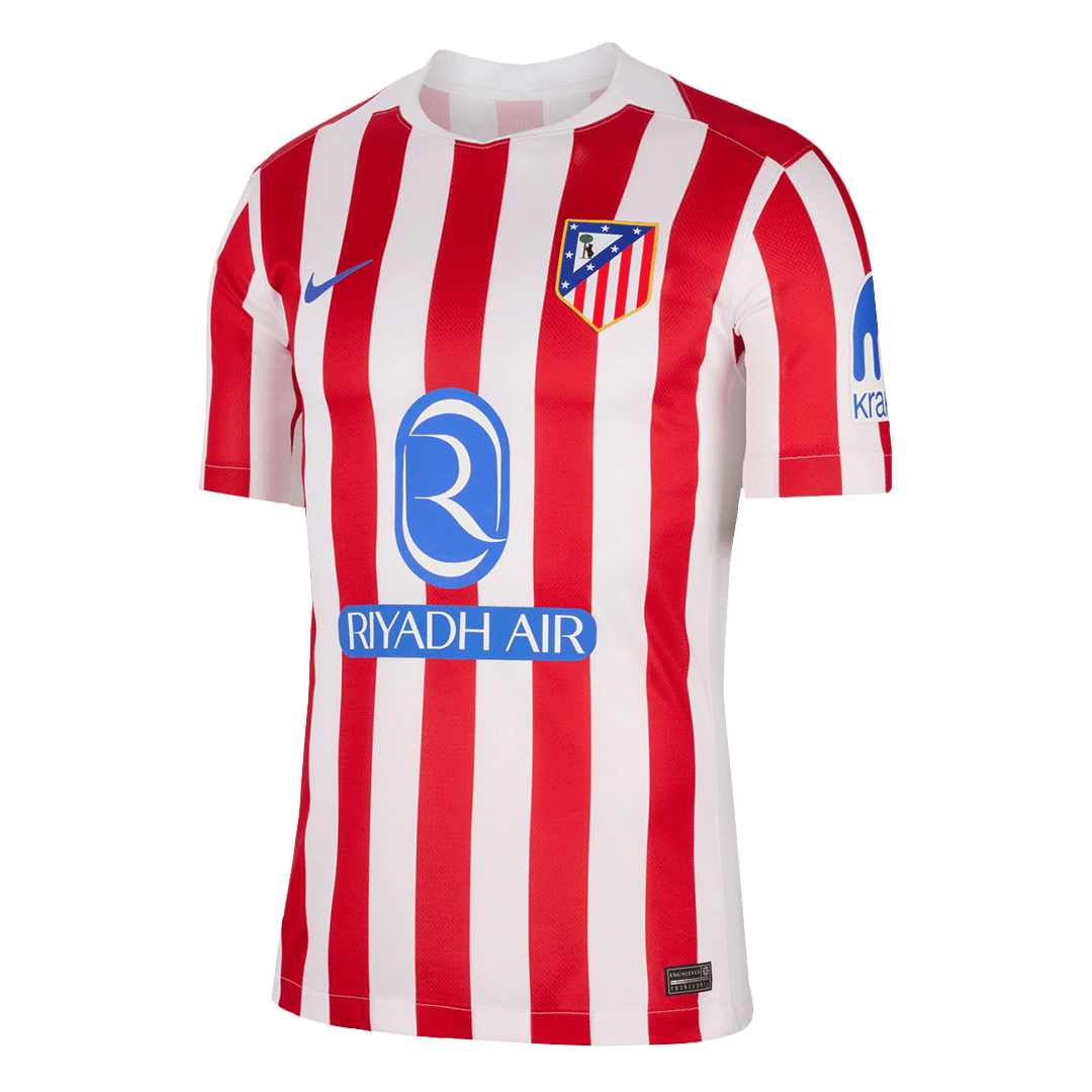 Atletico Madrid SØRLOTH #9 Soccer Jersey Home Custom Shirt 2025/26 - bestsoccerstore