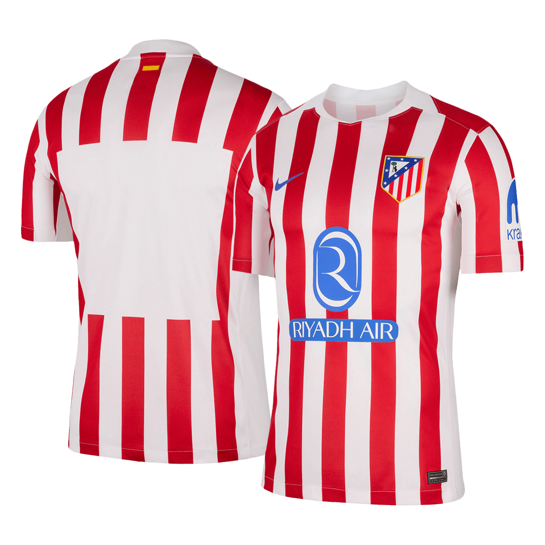 Atletico Madrid Soccer Jersey Home Custom Shirt 2025/26