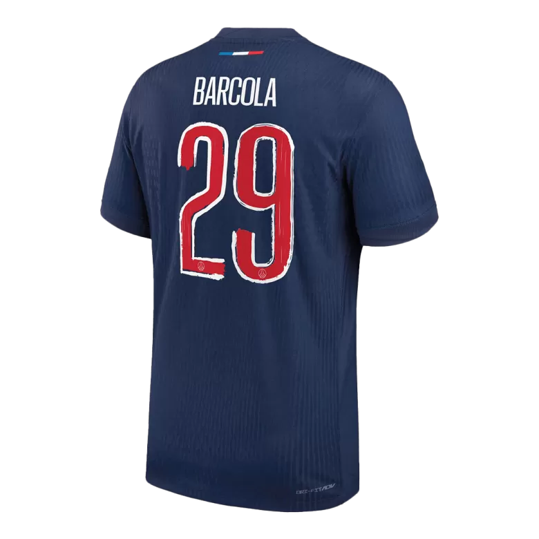 Authentic BARCOLA #29 Soccer Jersey PSG Home Shirt 2024/25 - UCL - bestsoccerstore