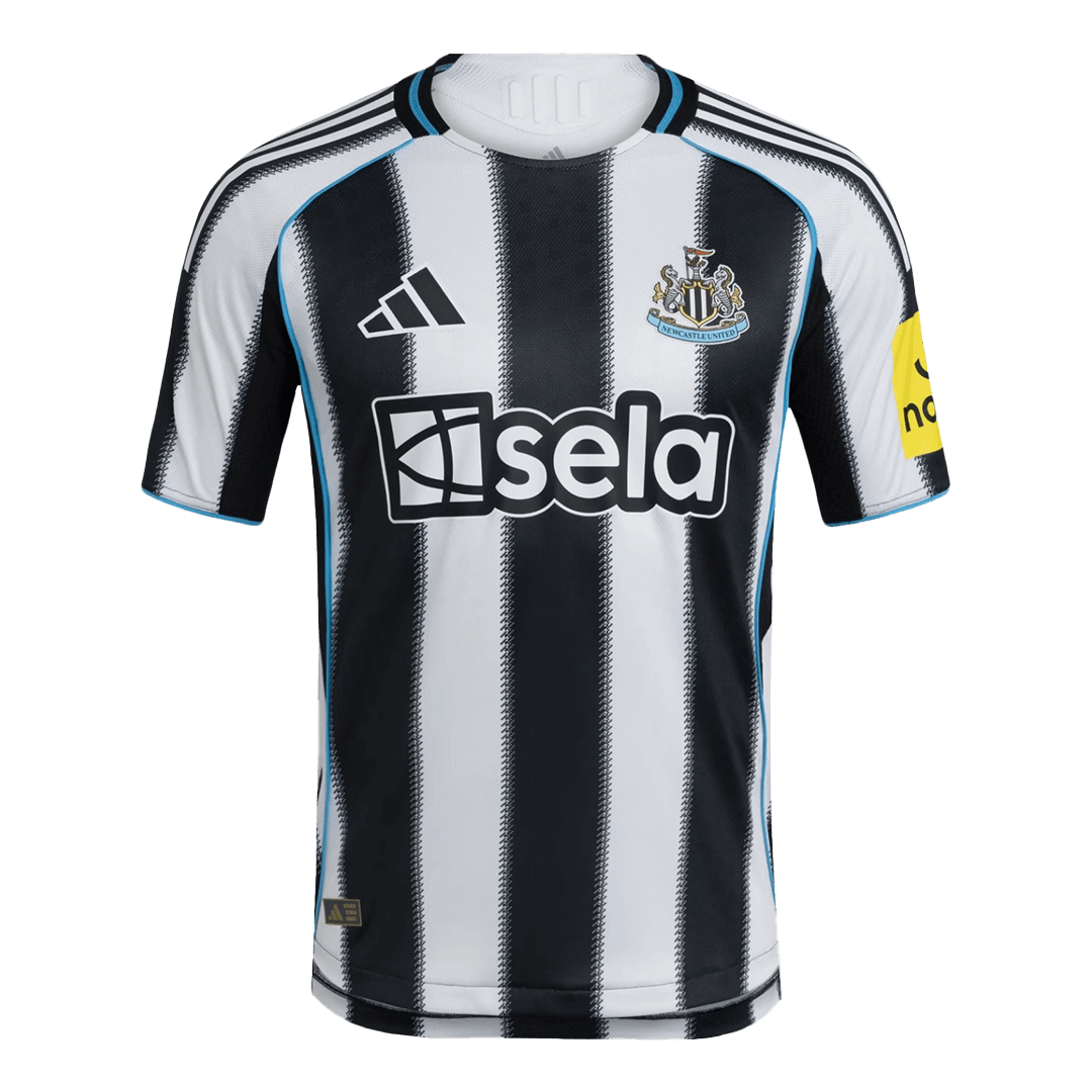 Newcastle United Home Custom Player Version Soccer Jersey 2025/26 - bestsoccerstore