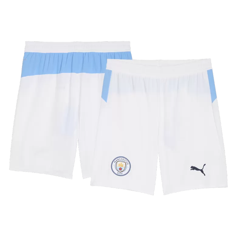 Manchester City Soccer Shorts Custom Home 2025/26 - bestsoccerstore