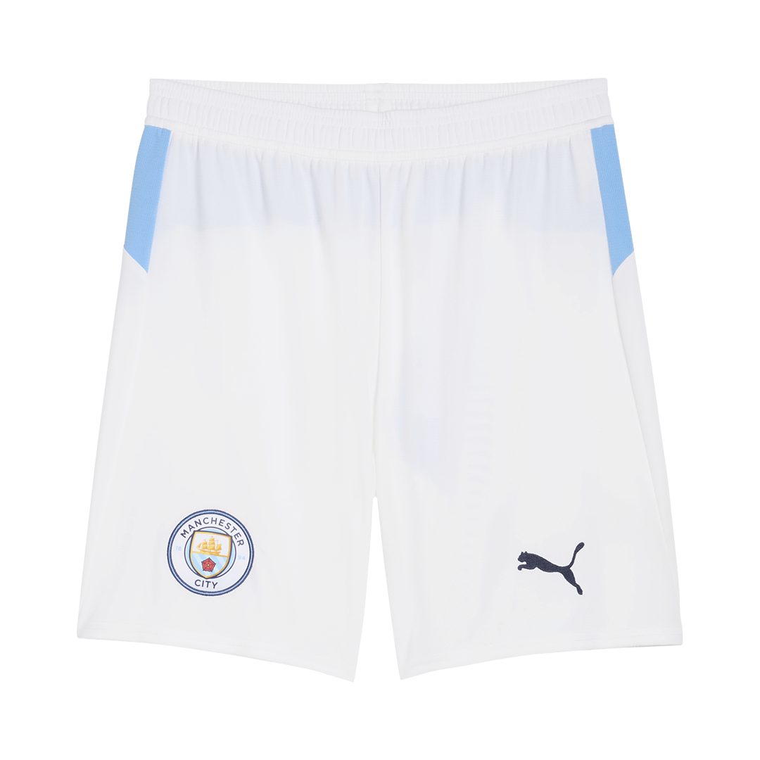 Manchester City Soccer Shorts Custom Home 2025/26 - bestsoccerstore