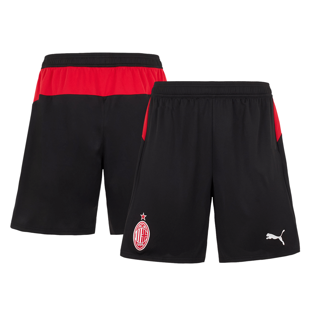 AC Milan Soccer Shorts Custom Home 2025/26 - bestsoccerstore