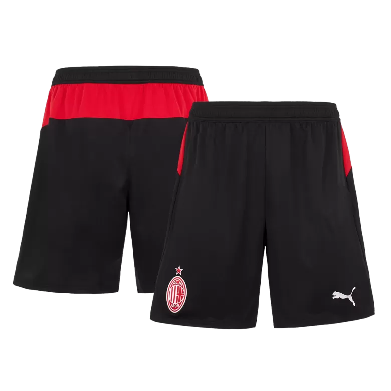 AC Milan Soccer Shorts Custom Home 2025/26 - bestsoccerstore