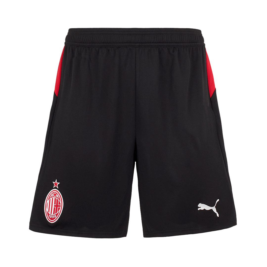 AC Milan Soccer Shorts Custom Home 2025/26 - bestsoccerstore