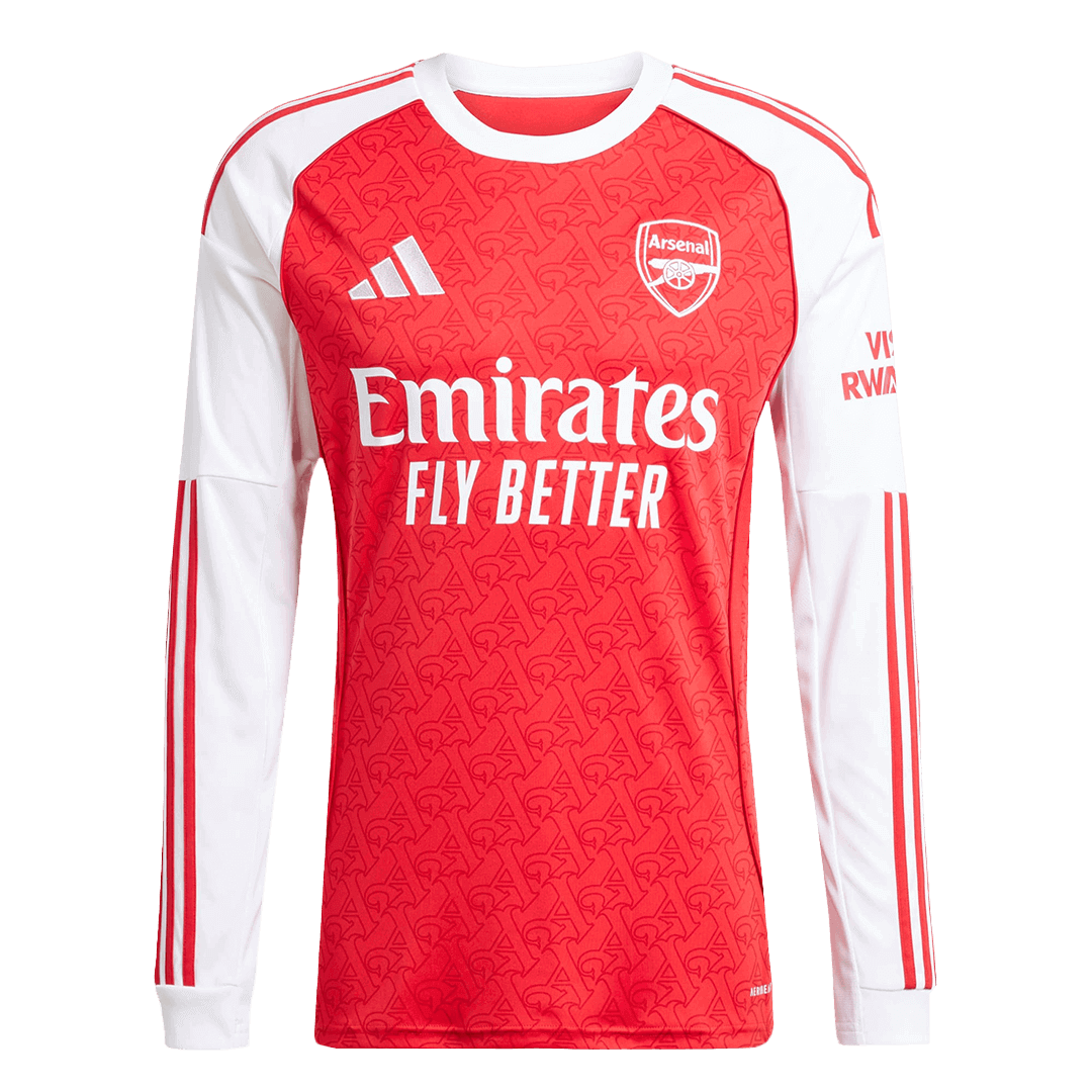 Arsenal Long Sleeve Jersey Home Football Shirt 2025/26 - bestsoccerstore