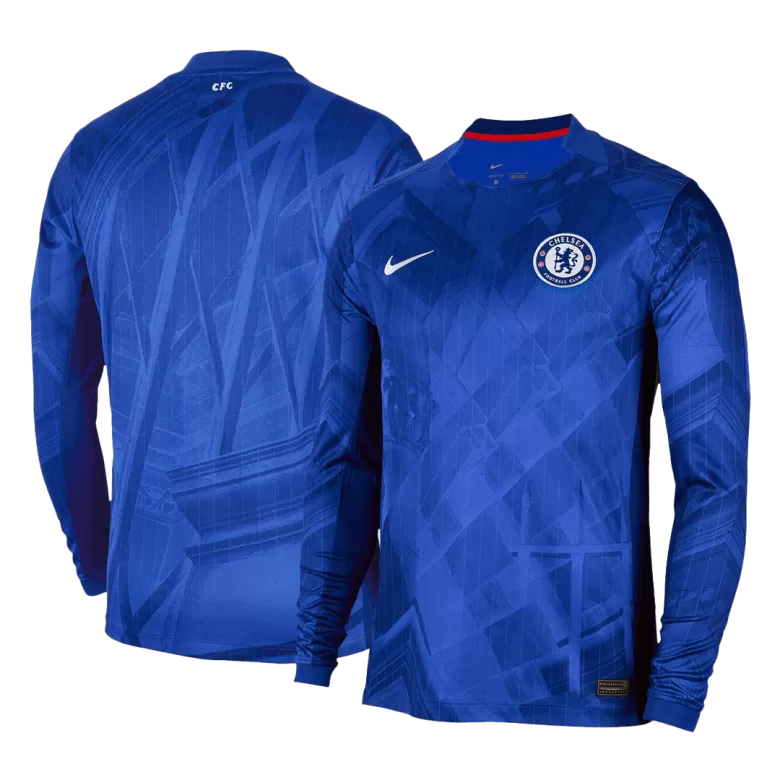 Chelsea Long Sleeve Jersey Home Football Shirt 2025/26 - bestsoccerstore