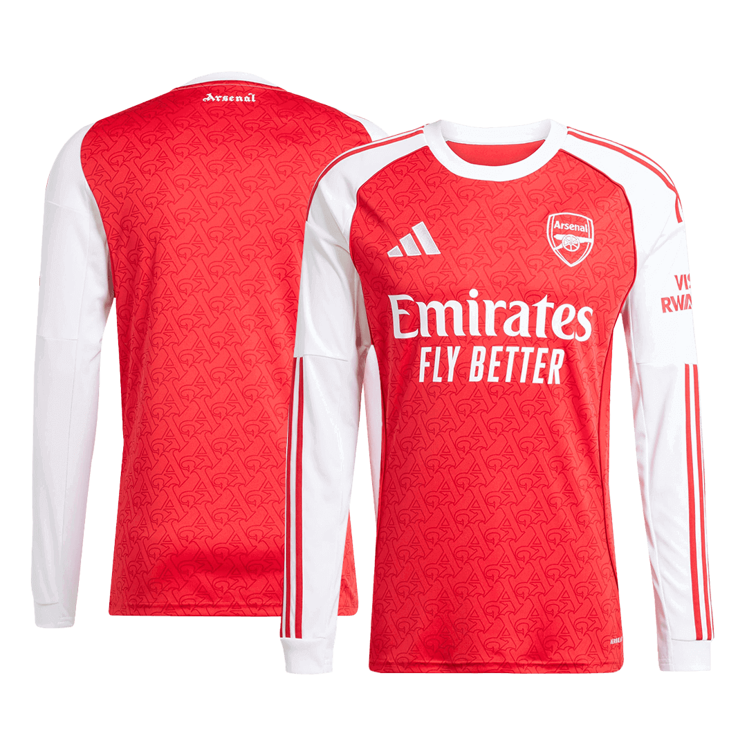 Arsenal Long Sleeve Jersey Home Football Shirt 2025/26 - bestsoccerstore