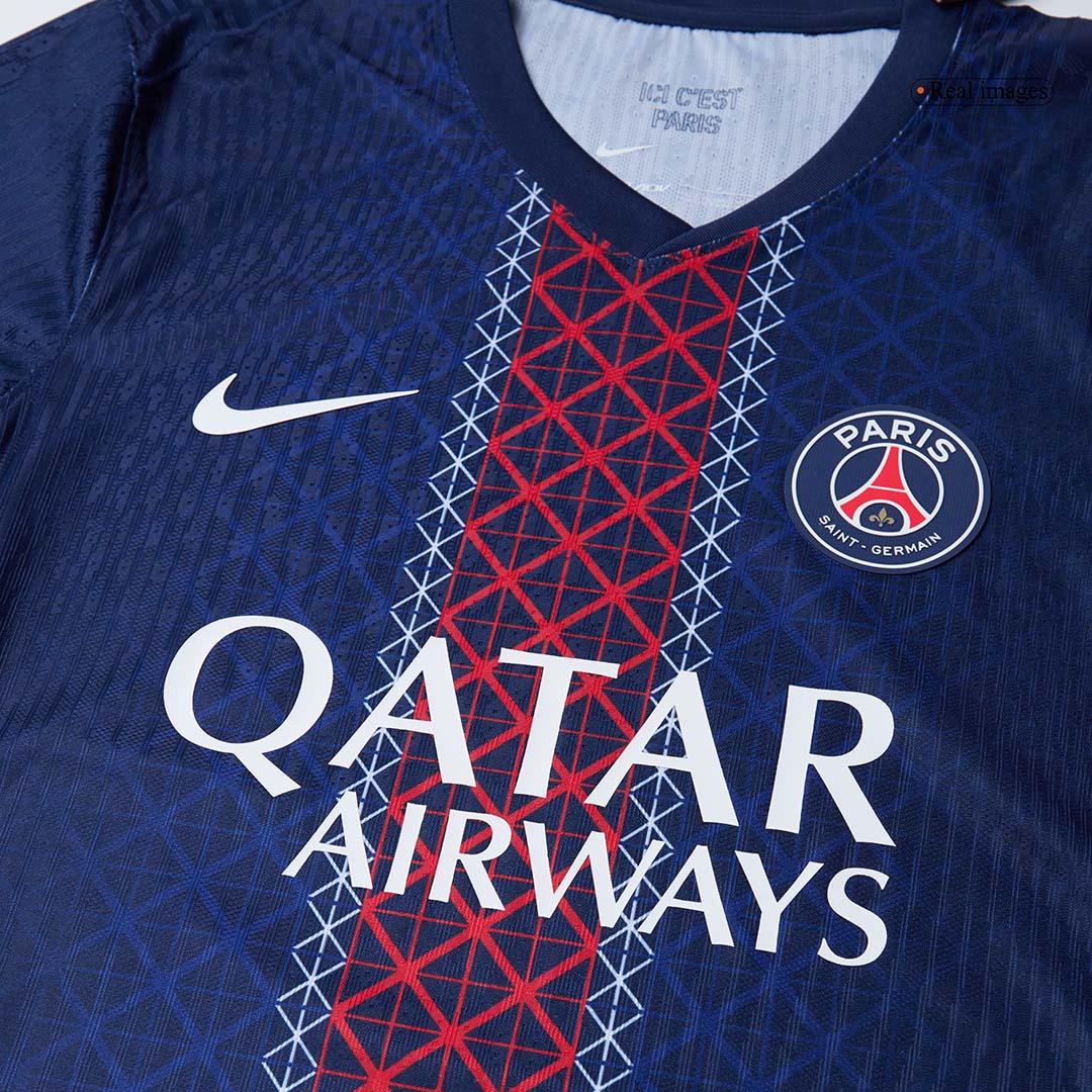 PSG Custom Player Version Home Soccer Jersey 2025/26 - bestsoccerstore