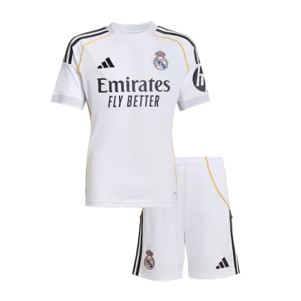 Kids Real Madrid Custom Home Soccer Kits 2025/26 - bestsoccerstore