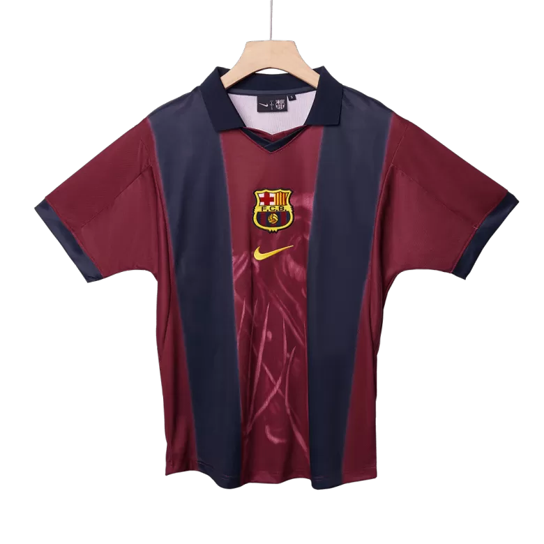 Barcelona Retro Jersey Home Soccer Shirt 2000/01 - bestsoccerstore