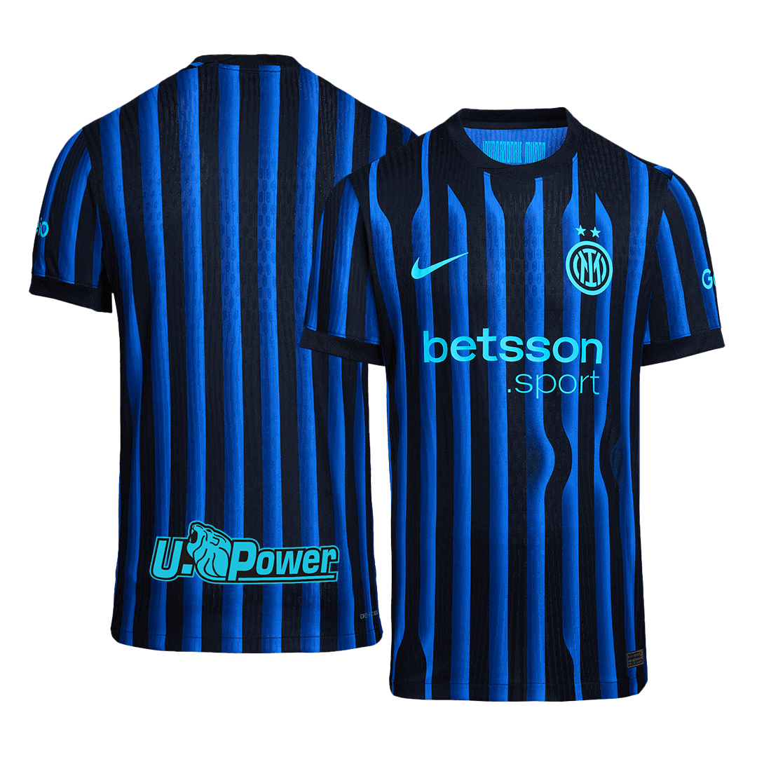 Inter Milan Home Custom Player Version Soccer Jersey 2025/26