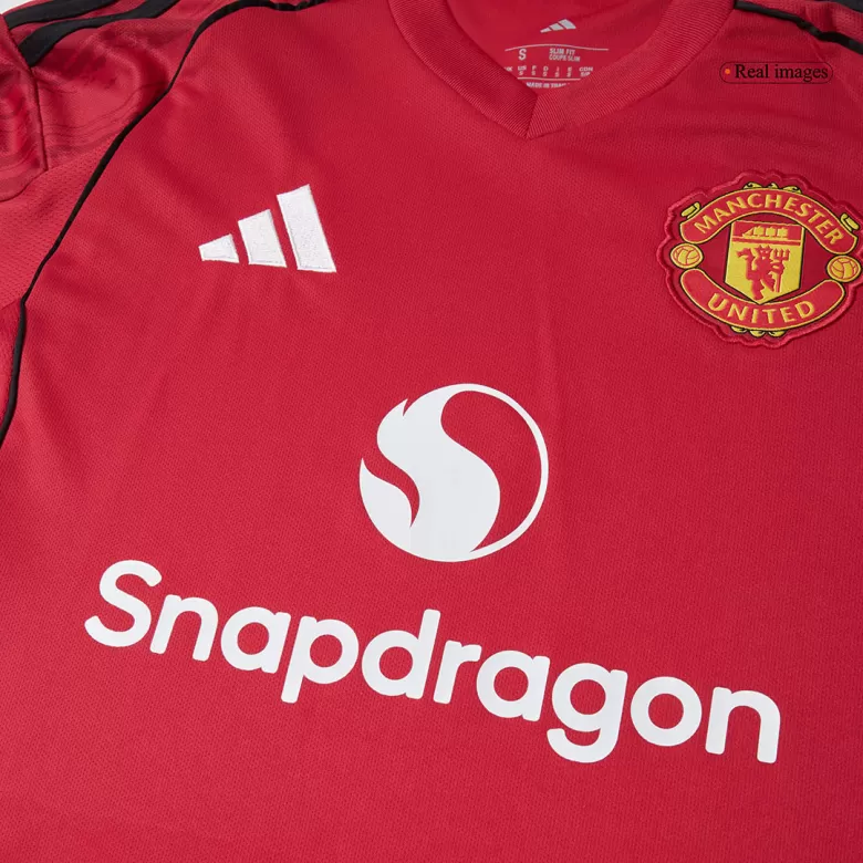 Manchester United Soccer Jersey Home Shirt 2025/26 - bestsoccerstore
