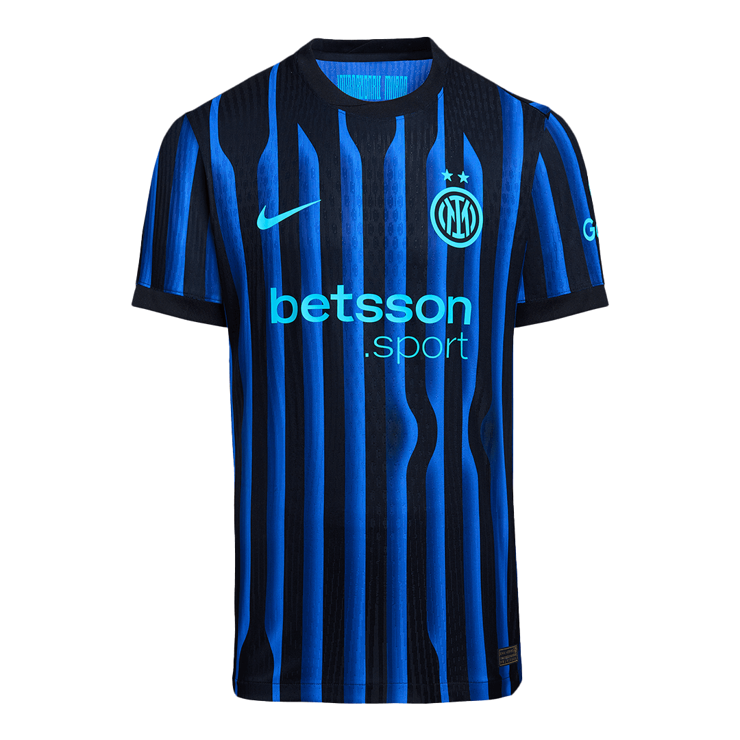 Inter Milan Home Custom Player Version Soccer Jersey 2025/26 - bestsoccerstore