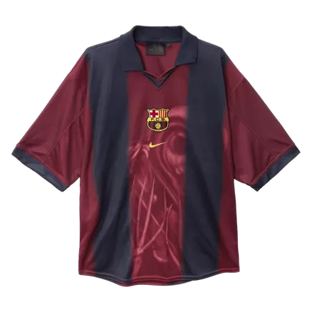 Barcelona Retro Jersey Home Soccer Shirt 2000/01 - bestsoccerstore