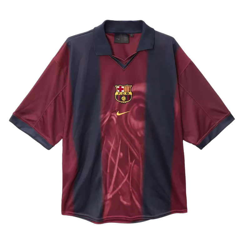 Barcelona Retro Jersey Home Soccer Shirt 2000/01 - bestsoccerstore