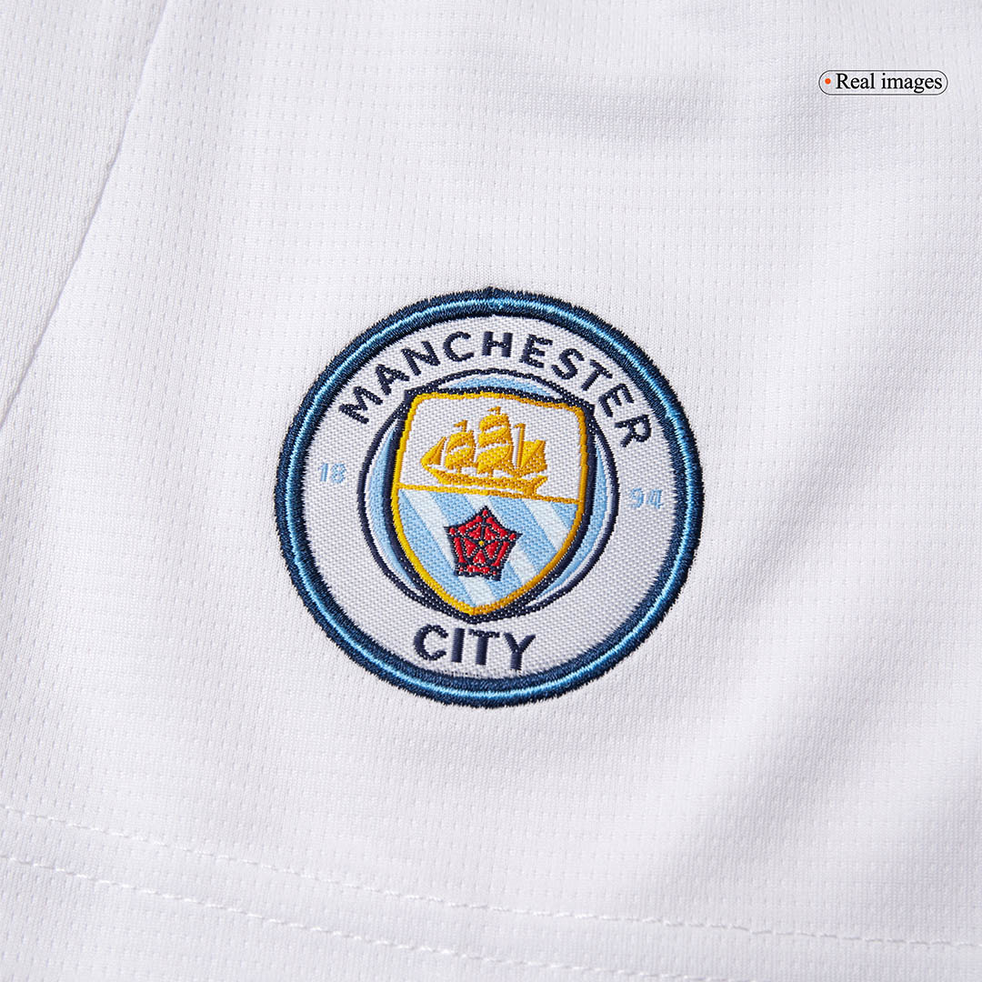 Manchester City Soccer Shorts Custom Home 2025/26 - bestsoccerstore