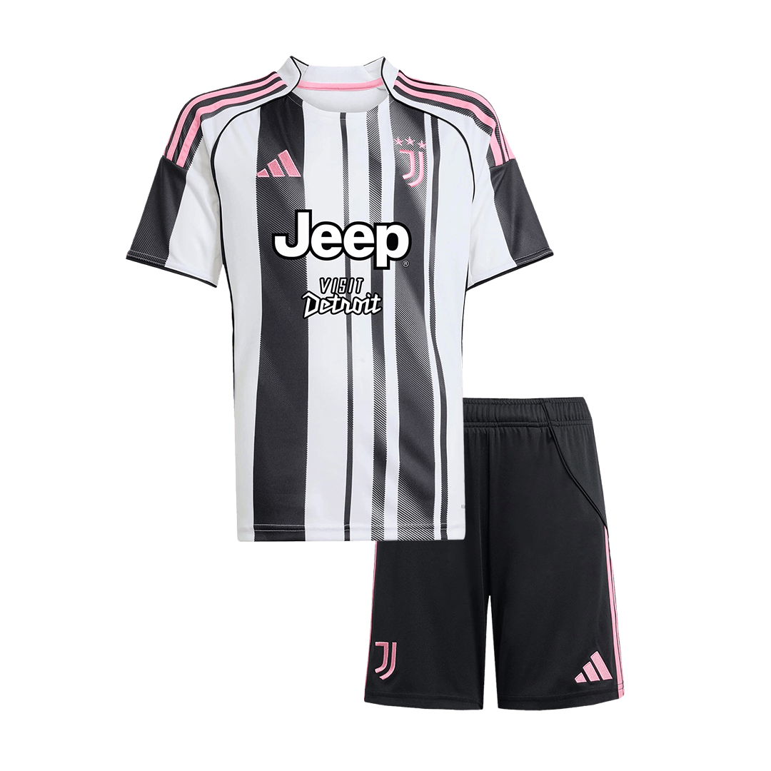 Kids Juventus Custom Home Soccer Kits 2025/26 - bestsoccerstore