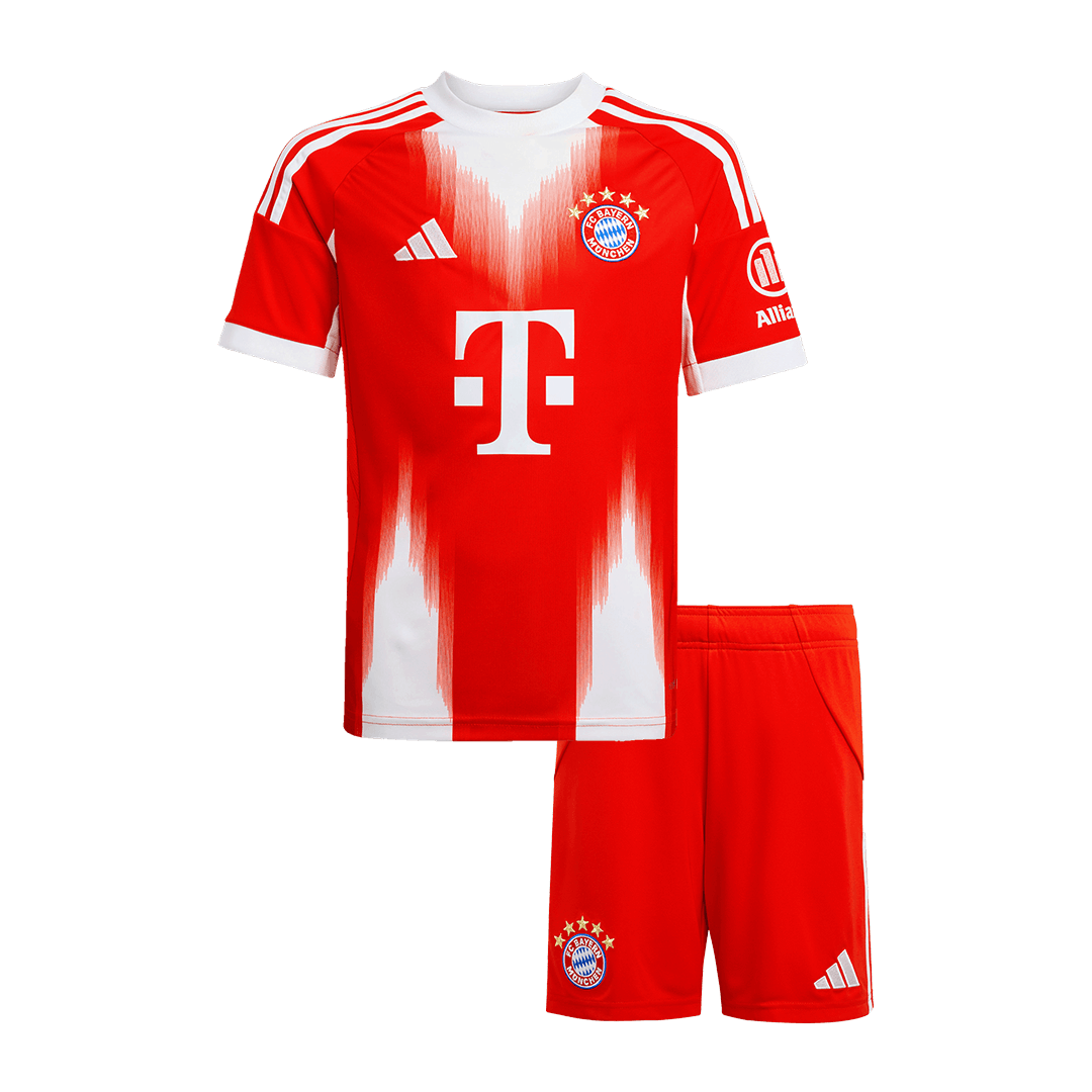 Kids Bayern Munich Home Custom Soccer Kits 2025/26 - bestsoccerstore