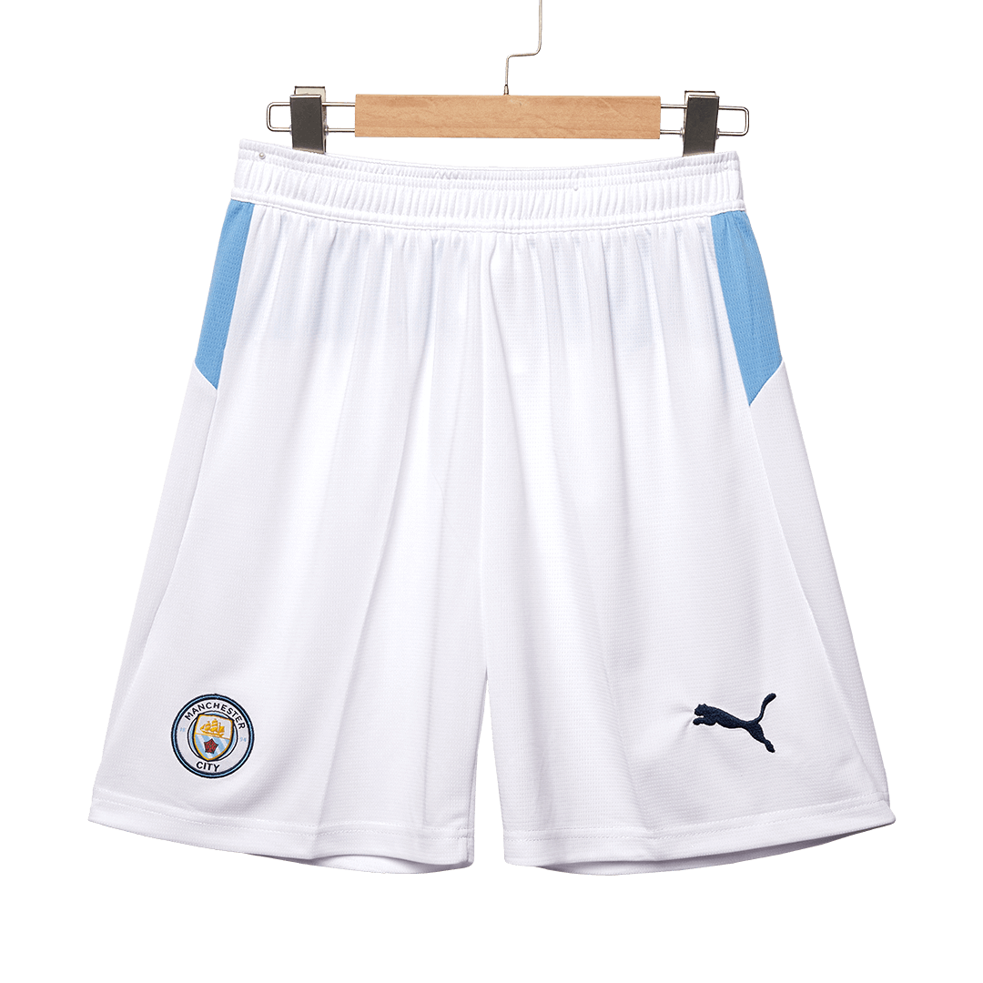 Manchester City Soccer Shorts Custom Home 2025/26 - bestsoccerstore