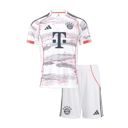 Kids Bayern Munich Custom Away Soccer Kits 2025/26 - bestsoccerstore