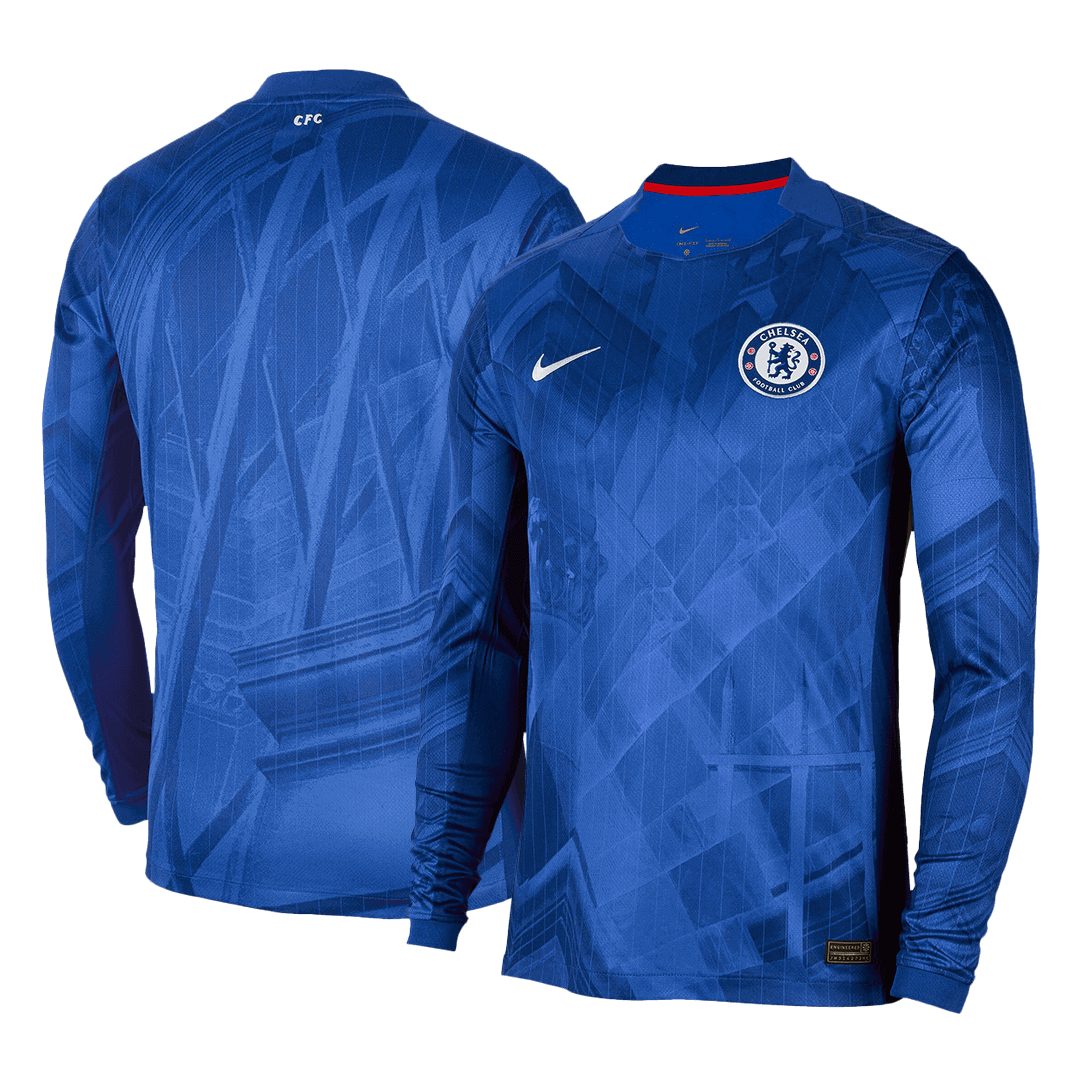 Chelsea Long Sleeve Jersey Home Football Shirt 2025/26 - bestsoccerstore