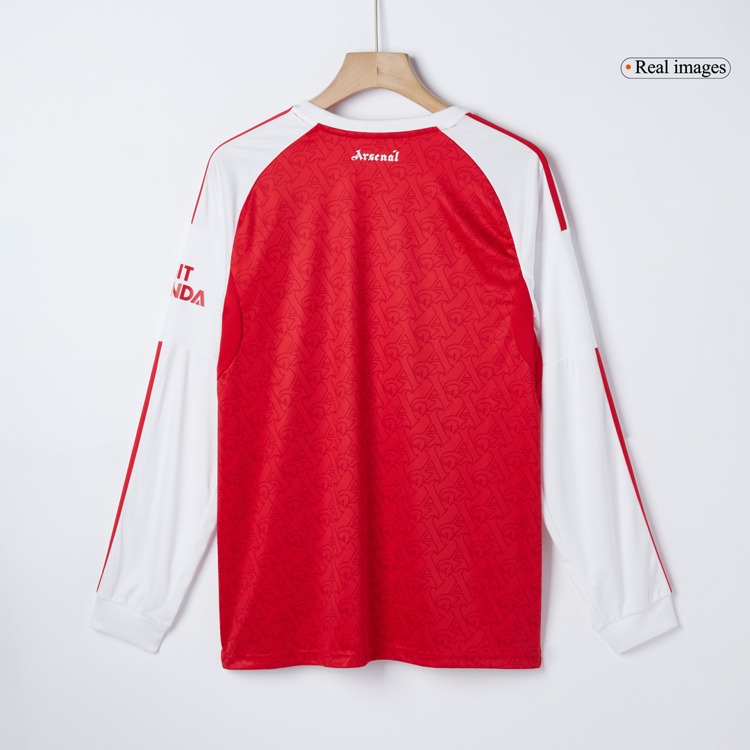 Arsenal Long Sleeve Jersey Home Football Shirt 2025/26 - bestsoccerstore