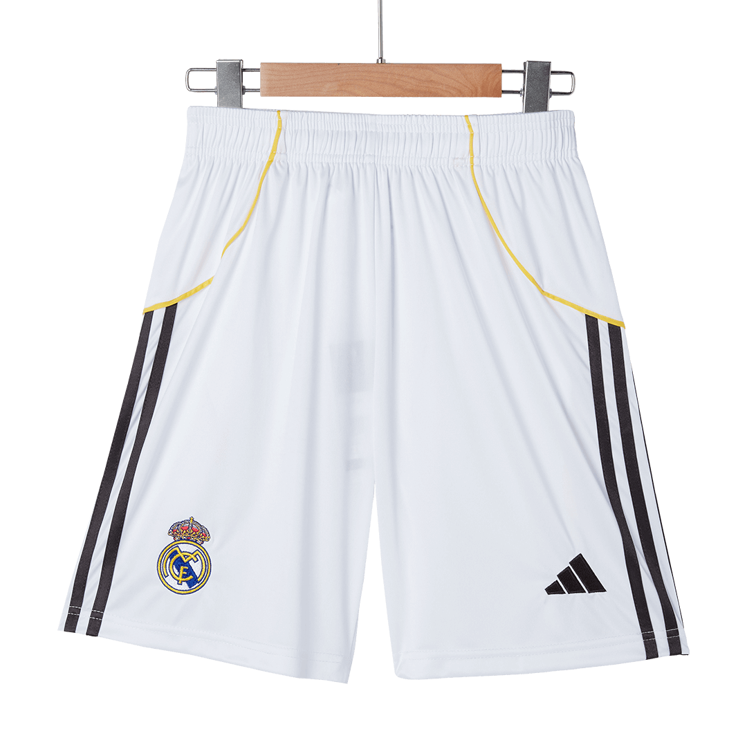 Real Madrid Soccer Shorts Custom Home 2025/26