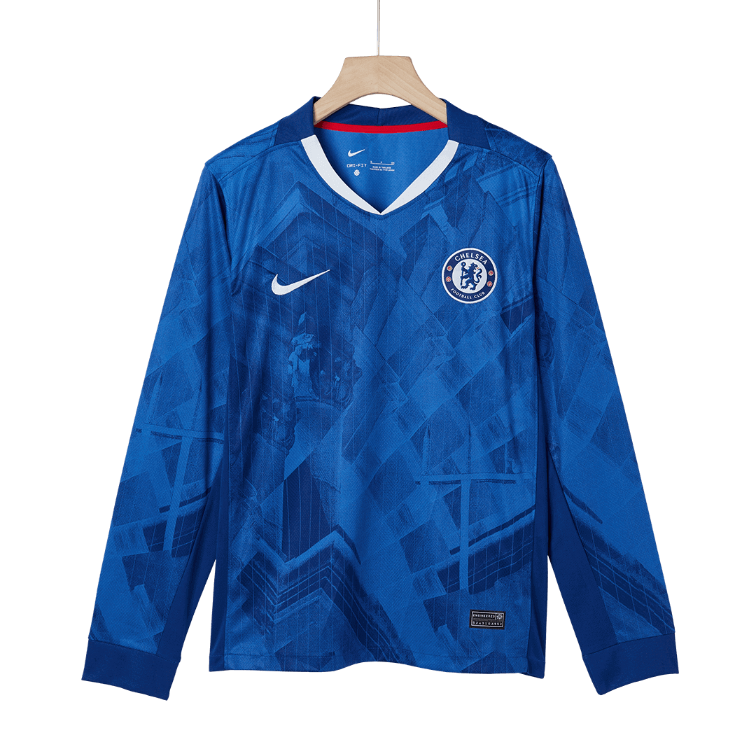 Chelsea Long Sleeve Jersey Home Football Shirt 2025/26 - bestsoccerstore