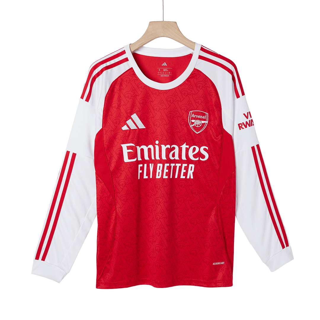 Arsenal Long Sleeve Jersey Home Football Shirt 2025/26 - bestsoccerstore