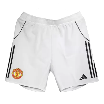 Authentic Manchester United Soccer Shorts Custom Home 2025/26 - bestsoccerstore