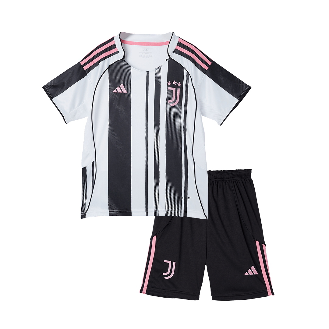 Kids Juventus Home Custom Soccer Kits 2025/26 - bestsoccerstore