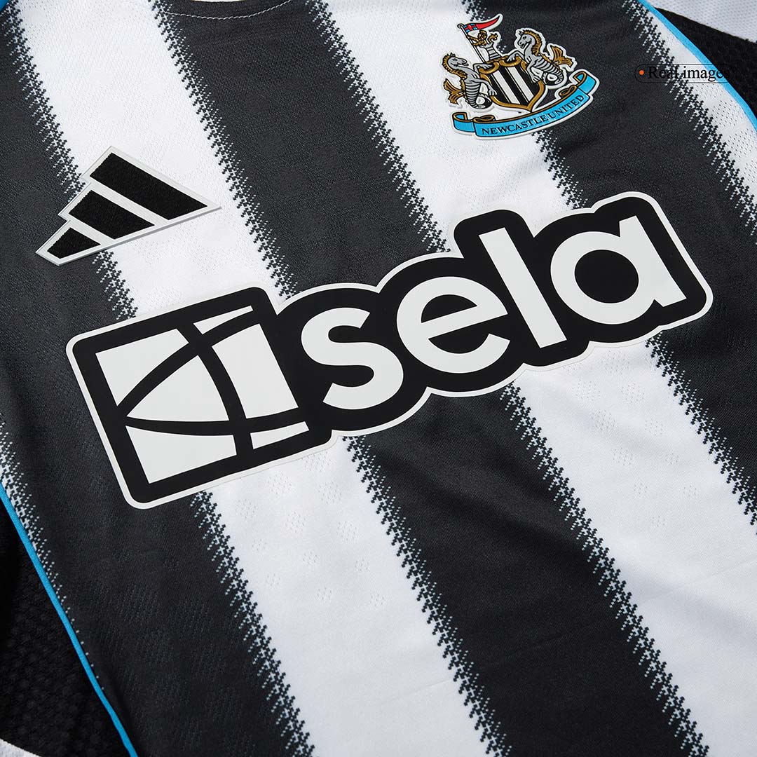 Newcastle United Home Custom Player Version Soccer Jersey 2025/26 - bestsoccerstore