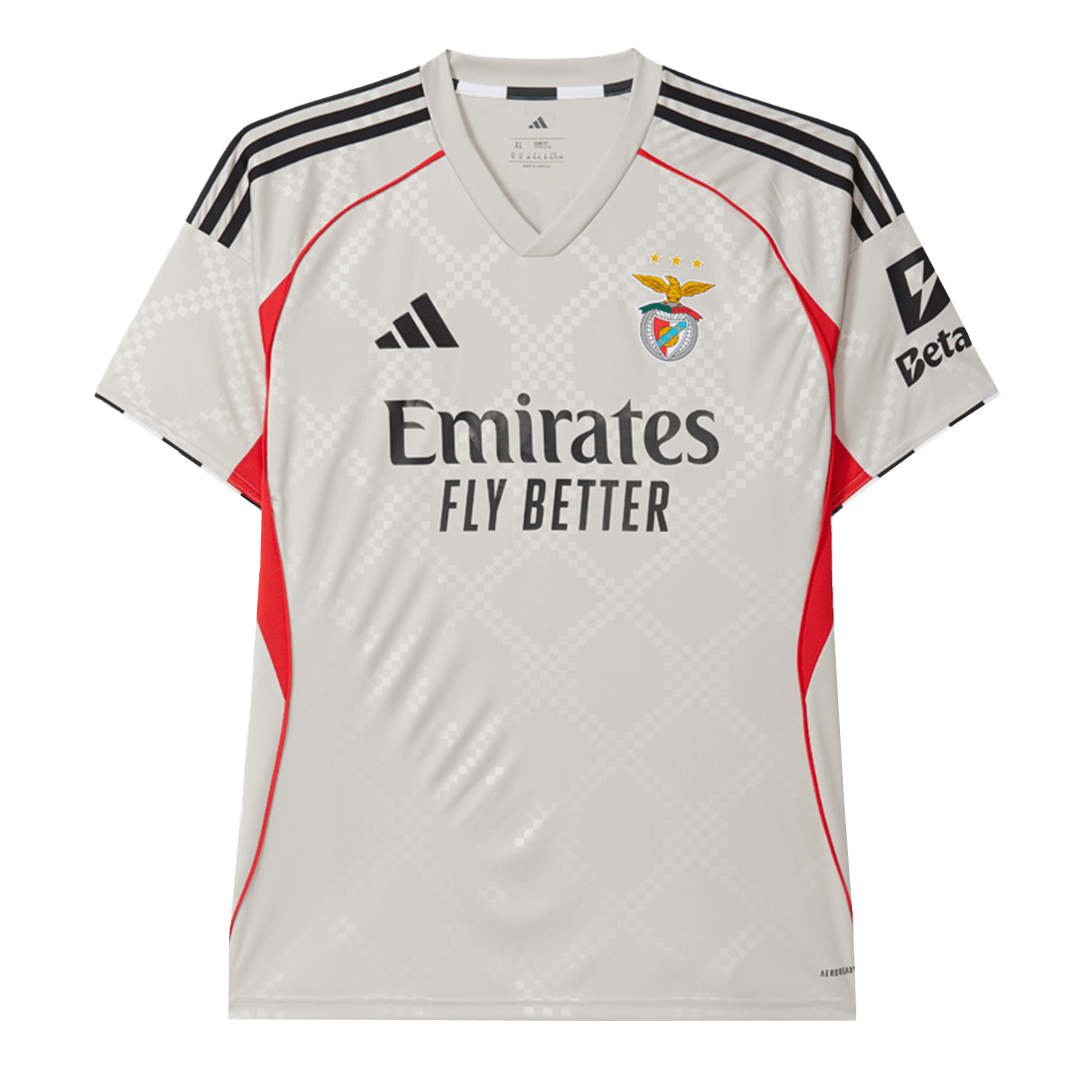 Benfica Soccer Jersey Away Custom Shirt 2025/26 - bestsoccerstore