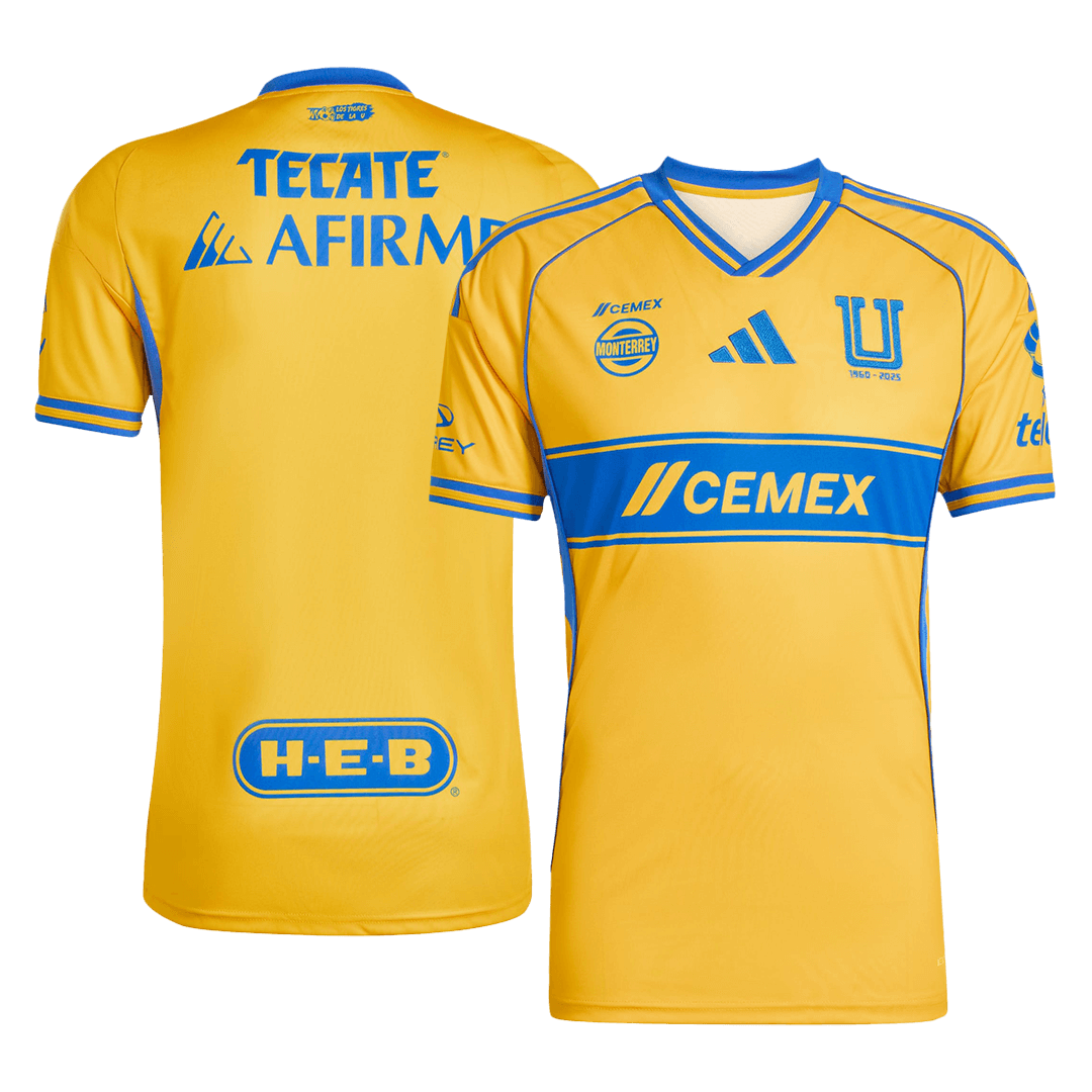 Tigres UANL Soccer Jersey Home Shirt 2025/26 - bestsoccerstore