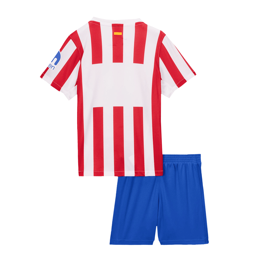 Kids Atletico Madrid Custom Home Soccer Kits 2025/26