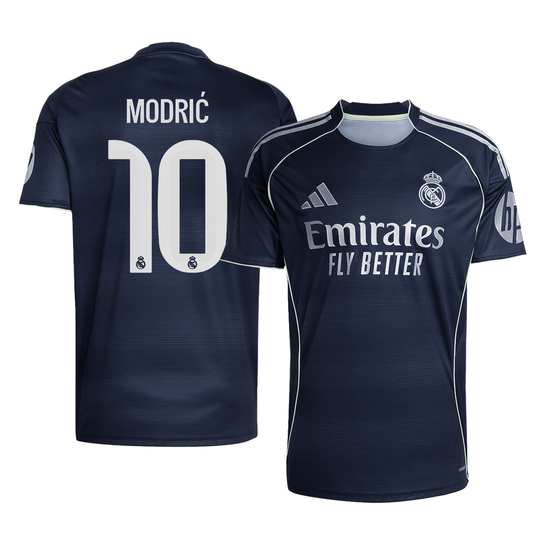 MODRIĆ #10 Real Madrid Soccer Jersey Away Custom Shirt 2025/26 - bestsoccerstore