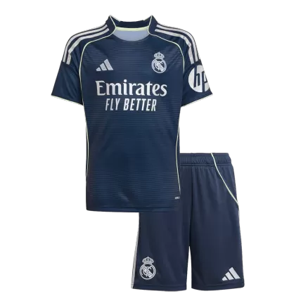 Kids Real Madrid Custom Away Soccer Kits 2025/26 - bestsoccerstore