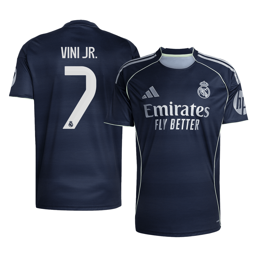 VINI JR. #7 Real Madrid Soccer Jersey Away Custom Shirt 2025/26 - bestsoccerstore