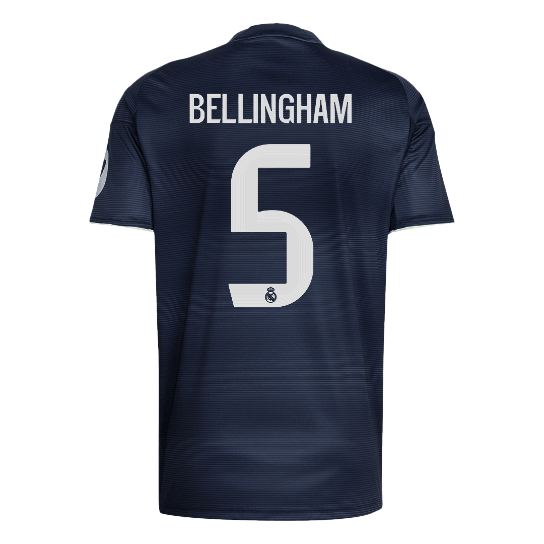 BELLINGHAM #5 Real Madrid Soccer Jersey Away Custom Shirt 2025/26 - bestsoccerstore