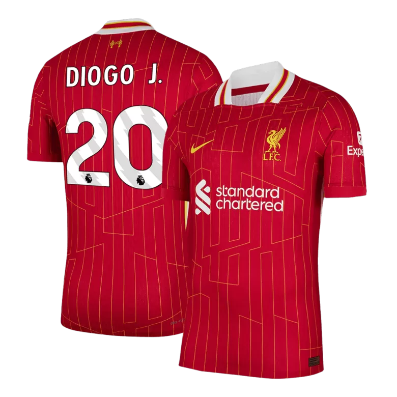 Authentic DIOGO J. #20 Soccer Jersey Liverpool Home Shirt 2024/25 - bestsoccerstore