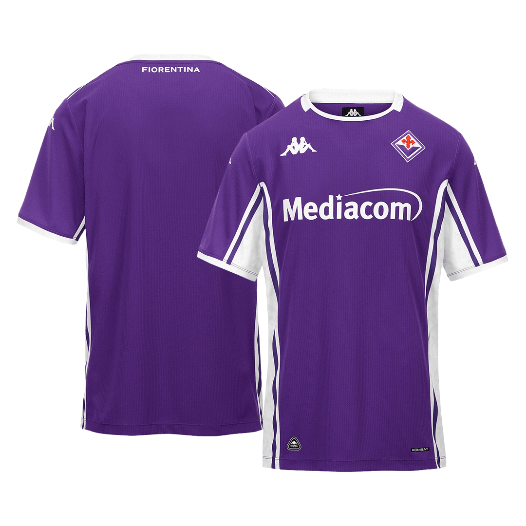 Fiorentina Soccer Jersey Home Custom Shirt 2025/26 - bestsoccerstore