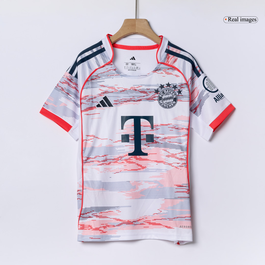 Kids Bayern Munich Away Custom Full Soccer Kits 2025/26