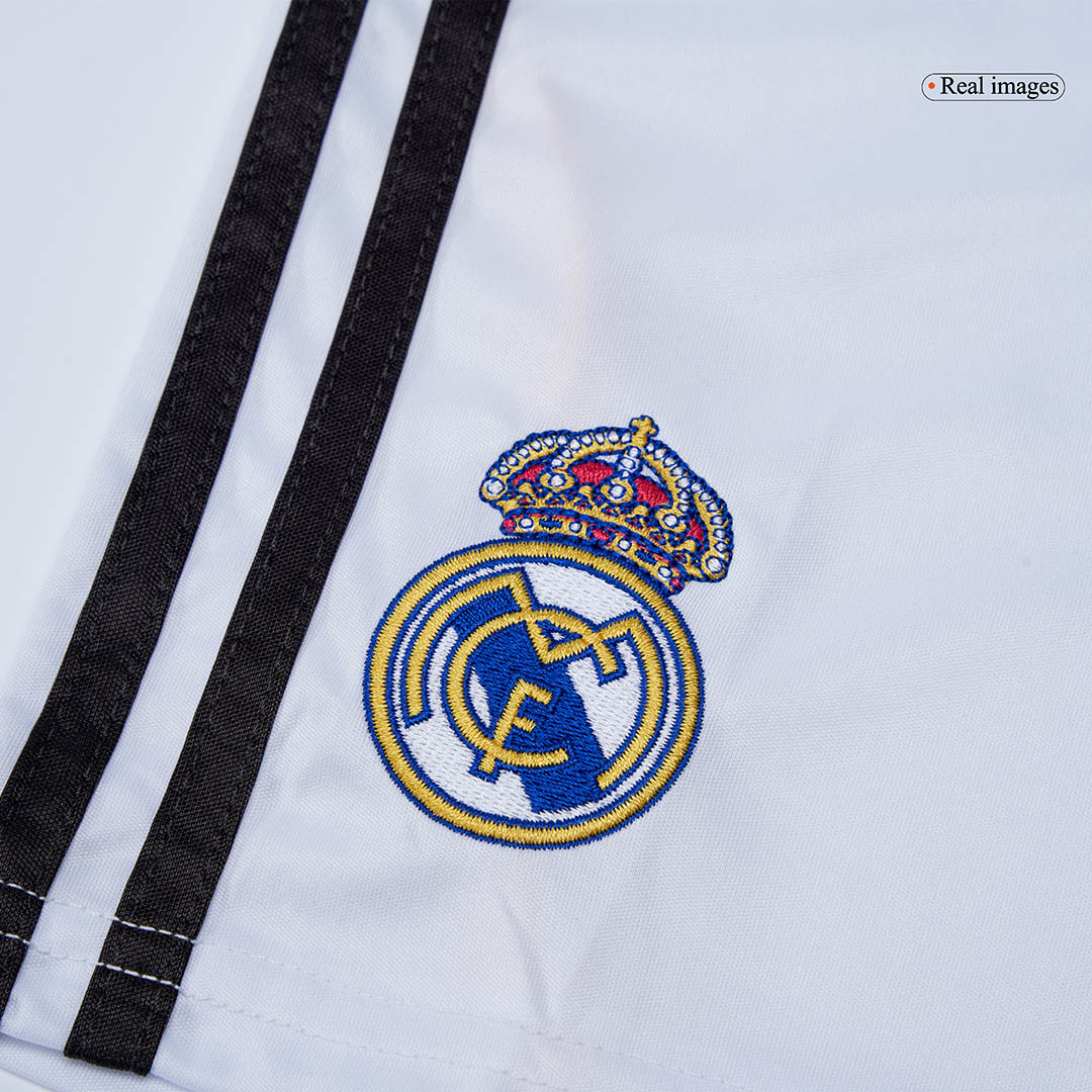 [Free]Kids Real Madrid Custom Home Soccer Kits 2025/26 - bestsoccerstore